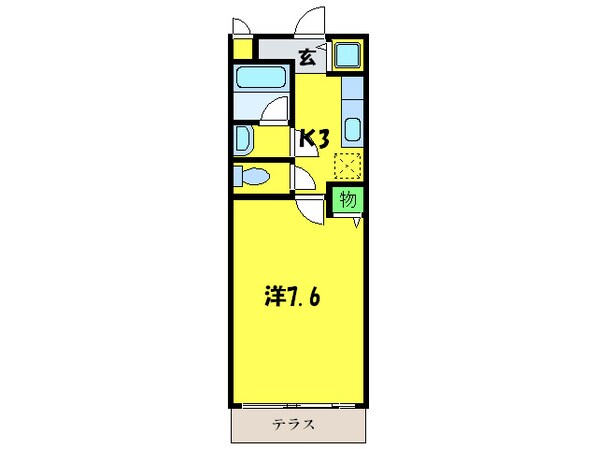 Ｔｏｍｙ　ｓ　ｃｏｕｒｔ北花田の物件間取画像